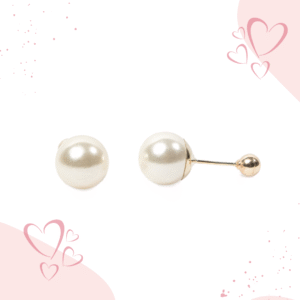 perla blanca de oro 10k