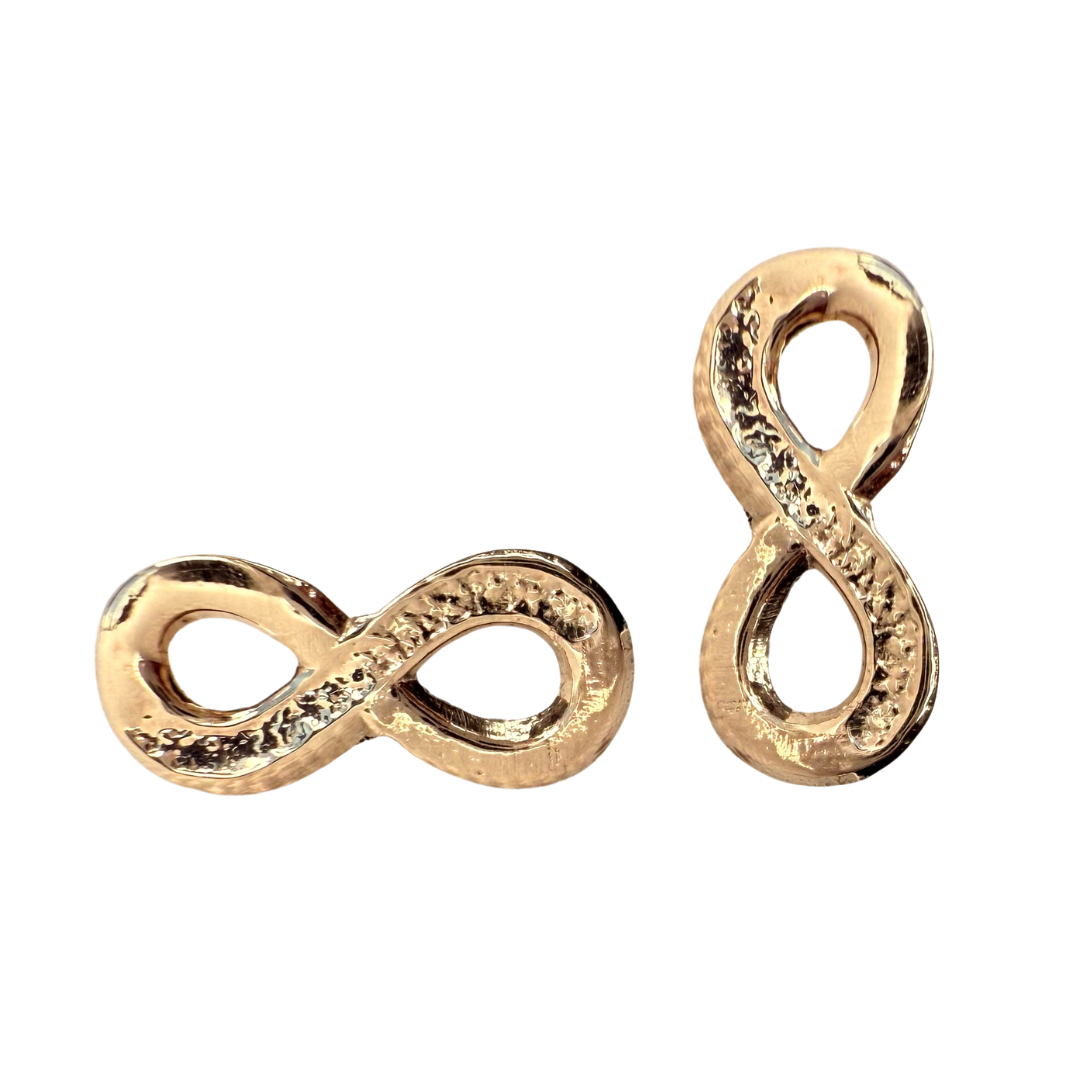 stud infinito dorado de tornillo stud infinito dorado de tornillo