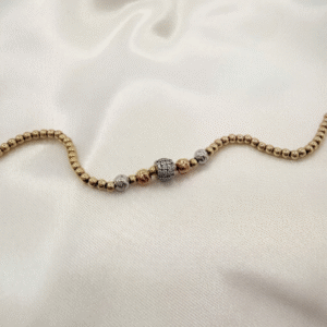 pulsera puntos de luz oro 10 kts